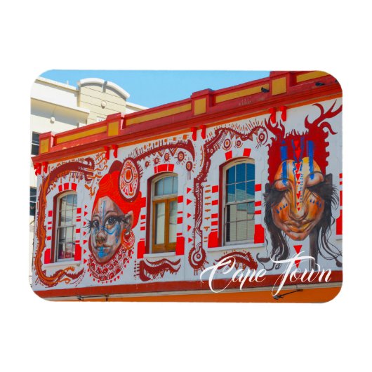 ケープタウン街並み建築南アフリカ マグネット (横)