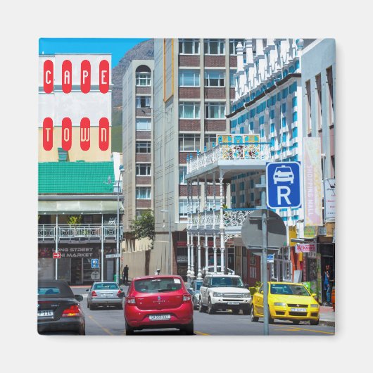 ケープタウン街並み建築南アフリカ マグネット (正面)