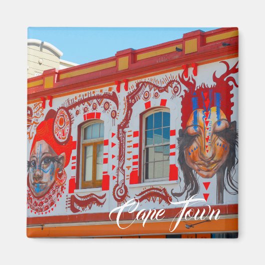 ケープタウン街並み建築南アフリカ マグネット (正面)