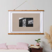 ケープタウン街並み建築南アフリカ 吊り下げ型タペストリー (寝室)