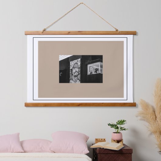 ケープタウン街並み建築南アフリカ 吊り下げ型タペストリー (寝室)