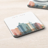 ケープタウン、アフリカ|都市スカイライン コースター (左側)