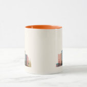 ケープタウン、アフリカ|都市スカイライン マグカップ (中央)