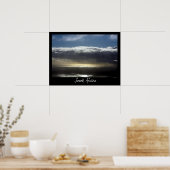 ケープタウン、テーブルマウンテンから表示 ポスター (キッチン)