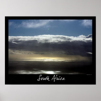 ケープタウン、テーブルマウンテンから表示 ポスター