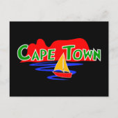 ケープタウン テーブルマウンテン 南アフリカ ポストカード (正面)