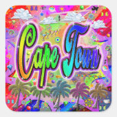 ケープタウン ビスタエクスプレス ステッカー (正面)