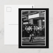 ケープタウン モノクロームシティ 風景 通り ライフスタイル ポストカード (正面/裏面)