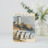 ケープタウン、南アフリカヴィンテージ ポストカード (スタンド正面)