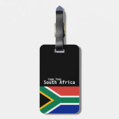 ケープタウン、南アフリカ共和国の荷物のラベル ラゲッジタグ (裏面縦)