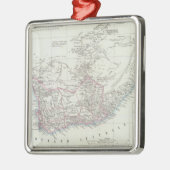 ケープタウン、南アフリカ共和国2 メタルオーナメント (左)