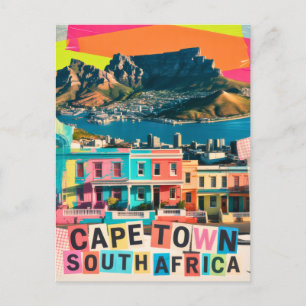 ケープタウン 南アフリカ 旅行 Bo-Kaap 風景 ポストカード