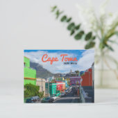 ケープタウン – 明るいボ色彩の鮮やかカップハウス ポストカード (スタンド正面)