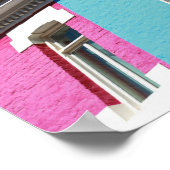 ケープタウンBo-Kaapアーキテクチャ南アフリカSA ポスター (角)