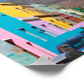 ケープタウンBo-Kaapシティスケープ南アフリカ ポスター (角)