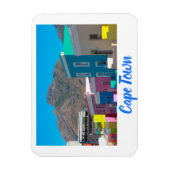 ケープタウンBo-Kaapシティスケープ南アフリカ マグネット (縦)