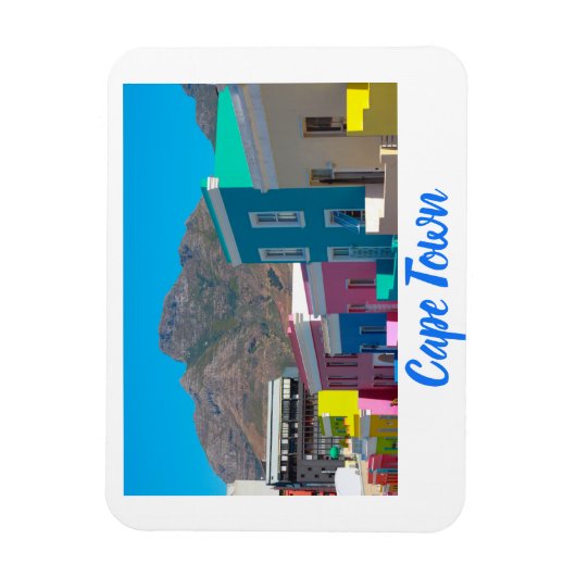 ケープタウンBo-Kaapシティスケープ南アフリカ マグネット (縦)