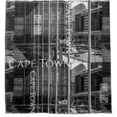 ケープタウンCityscape Lion's head South Africa シャワーカーテン (正面)