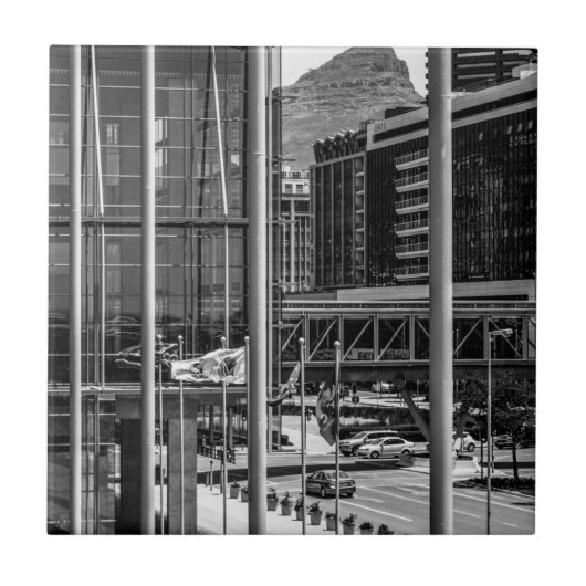 ケープタウンCityscape Lion's head South Africa タイル (正面)