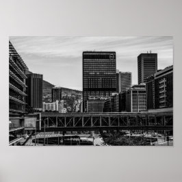 ケープタウンCityscape Lion's head South Africa ポスター