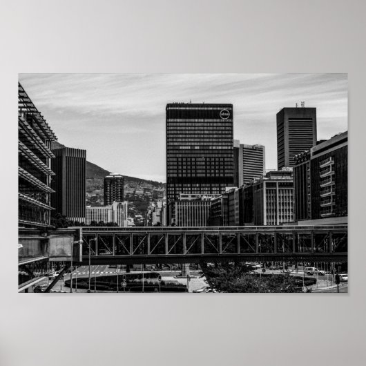 ケープタウンCityscape Lion's head South Africa ポスター (正面)