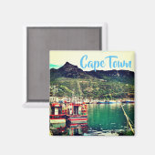 ケープタウンZA南アフリカハーバーマグネット マグネット (正面/裏面)