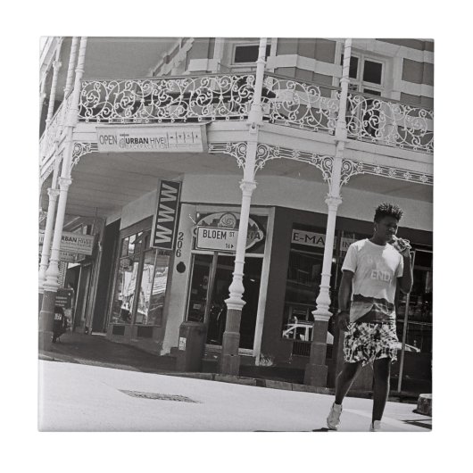 ケープタウンZA南アフリカロン通り タイル (正面)