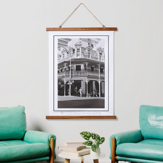 ケープタウンZA南アフリカロン通り 吊り下げ型タペストリー (リビング)