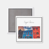 ケープタウンZA南アフリカ建物磁石 マグネット (正面/裏面)