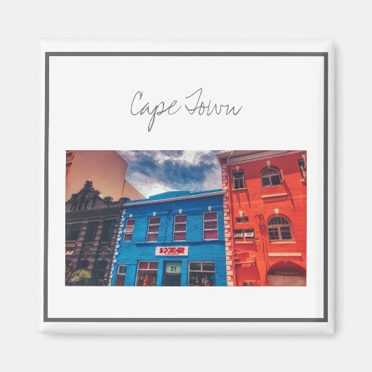 ケープタウンZA南アフリカ建物磁石 マグネット (正面)