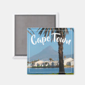 ケープタウンZA南アフリカ獅子頭 マグネット (正面/裏面)