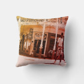 ケープタウンZA南アフリカ長い通りスローピロ クッション (裏面)