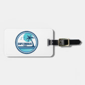 ケープチャールズビーチバージニアパームツリーバード ラゲッジタグ (正面横)