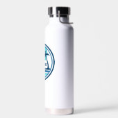 ケープハッタラスノースカロライナのヤシの木の鳥 ウォーターボトル (左面)