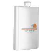 ケープハッタラスノースカロライナ州サンパームツリーズ フラスク (右)