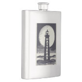 ケープハッタラスノースカロライナ灯台ムーン フラスク (右)