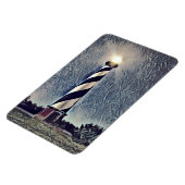 ケープハッタラスライトハウスアウターバンクスOBX NC マグネット (左側)