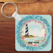 ケープハッタラスライトハウスキーチェーン キーホルダー (正面)