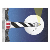 ケープハッタラスライトハウスノースカロライナ テーブルクロス (正面(横))