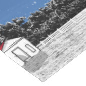 ケープハッタラスライトハウスノースカロライナ テーブルクロス (アングル)