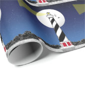 ケープハッタラスライトハウスノースカロライナ ラッピングペーパー (ロールコーナー)