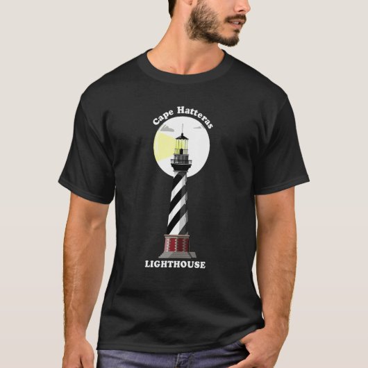 ケープハッタラスライトハウスノースカロライナ Tシャツ (正面)