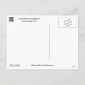 ケープハッタラスライトハウスハッピーホリデイズ シーズンポストカード (裏面)