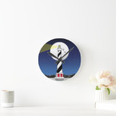 ケープハッタラスライトハウスバクストン ラウンド壁時計 (ホーム)