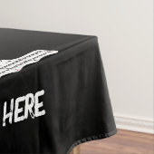 ケープハッタラスライトハウスブラック&ホワイト テーブルクロス (インサイチュ)