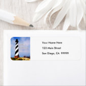 ケープハッタラスライトハウスポスター文字ケープハッタラス ラベル (インサイチュ)