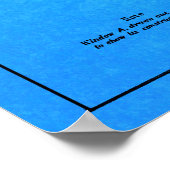 ケープハッタラスライトハウス青写真1869 ポスター (角)