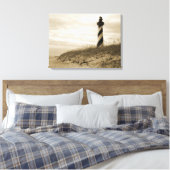 ケープハッタラスライトハウス キャンバスプリント (インサイチュ (寝室))