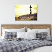 ケープハッタラスライトハウス キャンバスプリント (インサイチュ (寝室))