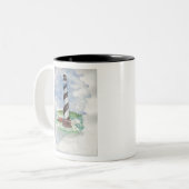 ケープハッタラスライトハウス ツートーンマグカップ (正面左)